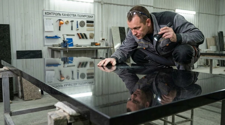 proverka-kachestva-polirovki-kamnya